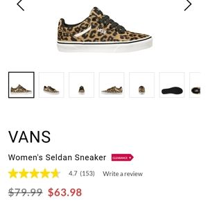 💗🐆NWT Cheetah print VANS!! 🐆💗